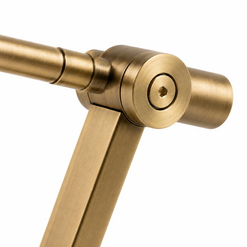 Articulating Brass Desk Lamp (LED)