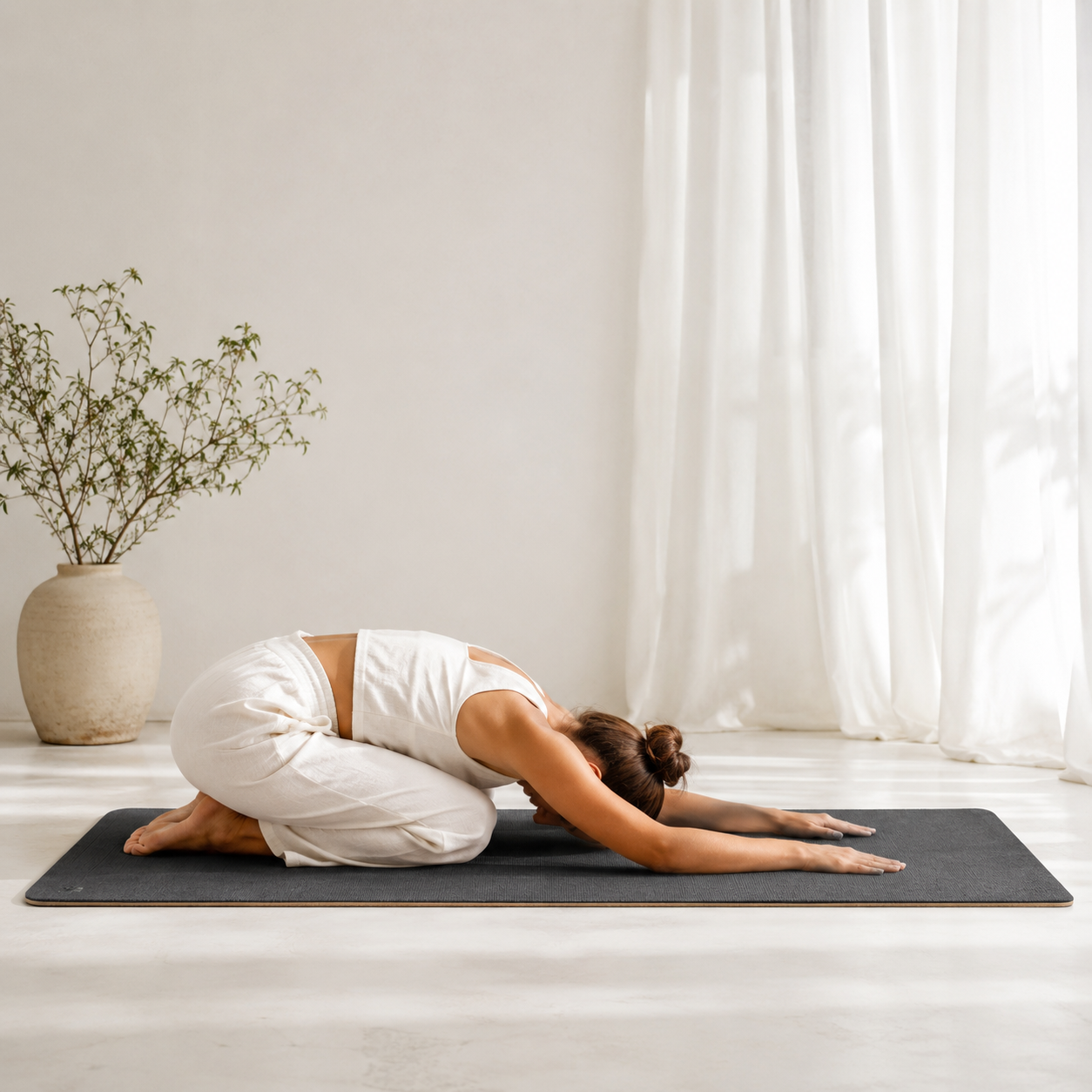 Natural Latex Yoga & Meditation Mat (6mm)